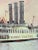 1970s 1970s Randles Robert Fulton Steamer Ship Nyc Hudson River Oil Painting For Sale - Image 5 of 10
