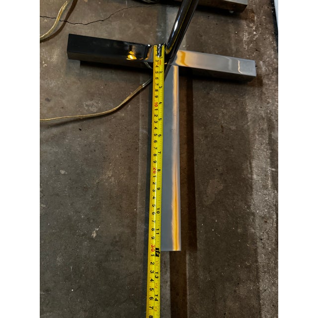 1980s Mid-Century Modern Chrome Casella Floor Lamps — Pair of 2 For Sale - Image 12 of 12