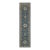 Shabby Chic Ziegler Blue/Ivory Wool Runner Rug- 2'5'' X 9'5'' For Sale