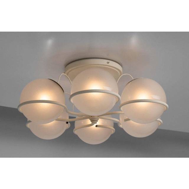 Metal Model 2042/6 Ceiling Lamp by Gino Sarfatti for Arteluce, Italy, 1963 For Sale - Image 7 of 18