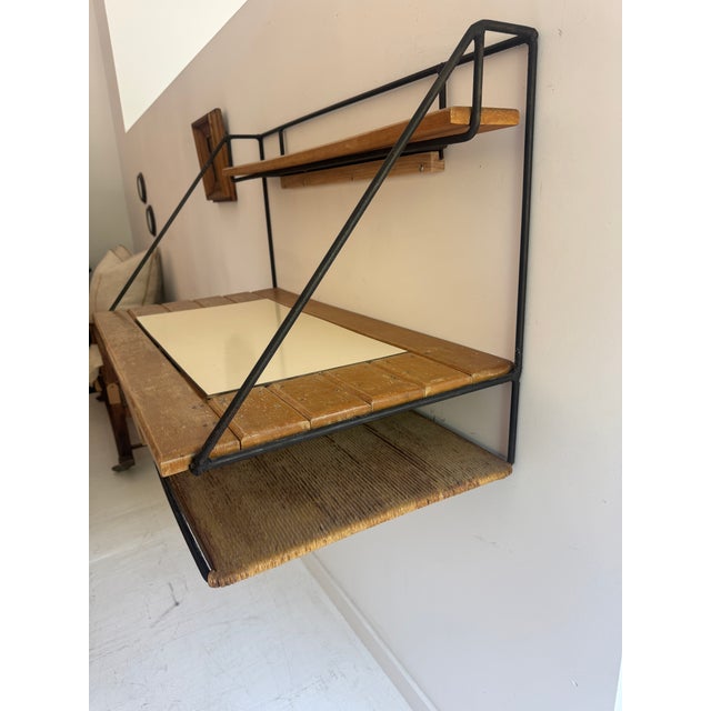 Arthur Umanoff Wall Hanging Desk, 1960s For Sale - Image 12 of 18