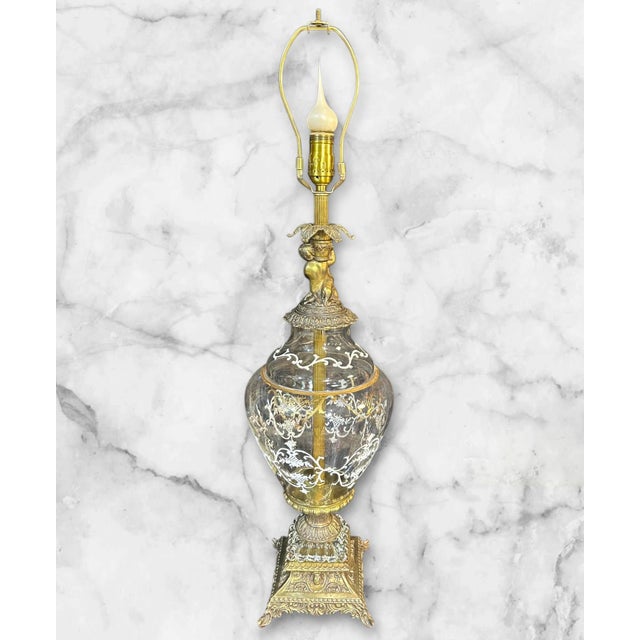 This table lamp is sure to bring a classy touch to any room it’s in! It stands tall, boasting beautifully intricate...