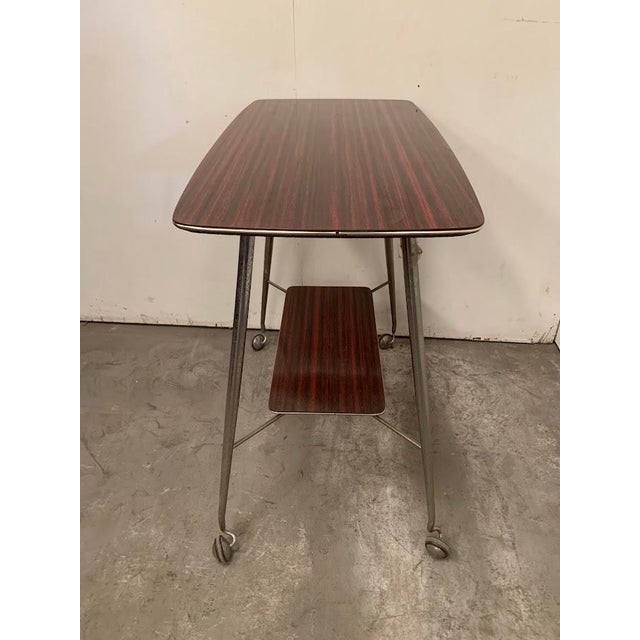 Serving Table in Mahogany, 1960s For Sale - Image 5 of 7