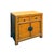 Rustic Distressed Vintage Style Weathered Orange Drawers Credenza Cabinet For Sale - Image 3 of 15