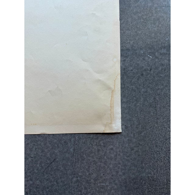 60s Mid Century Modern Relief Print "So What's New?" Signed Alie Patt Ed. 4 For Sale - Image 11 of 11