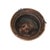 Mid 20th Century Hand-Hammered Copper Hanging Planter With Forged Iron Chain 12" For Sale - Image 5 of 17