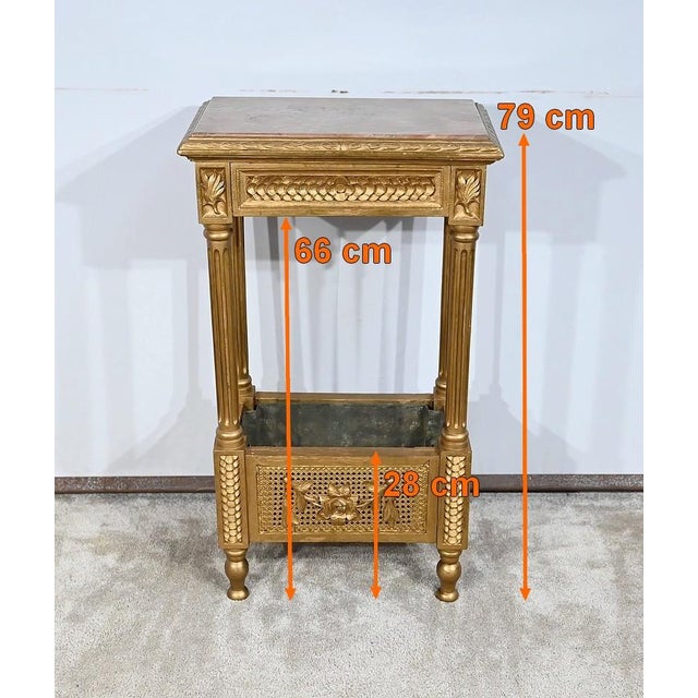 Small Louis XVI Living Room Table, 1909s For Sale - Image 16 of 18