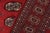 Red Rustic Bokhara Red/Blue Hand Knotted Wool Rug For Sale - Image 8 of 9