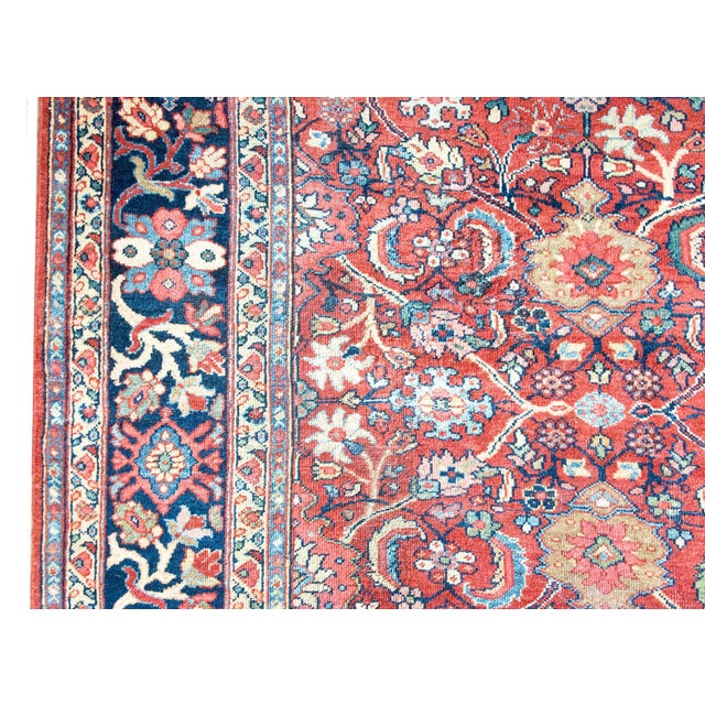 Early 20th Century Persian Sultanabad Rug For Sale - Image 4 of 14