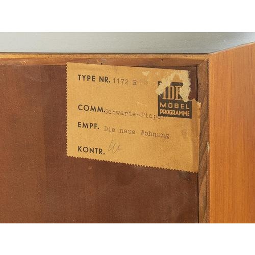 Brown Sideboard from Oldenburg Möbelwerkstätten, 1950s For Sale - Image 8 of 9
