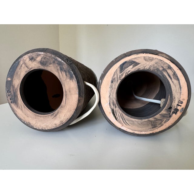 Ceramic Swedish Ceramic Table Lamps from Tilgmans, 1960s, Set of 2 For Sale - Image 7 of 9