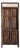 Antique Hand-Carved Teak Wood Garden Door | Authentic Architectural Statement Piece 84x31 For Sale