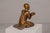 Thai 1900s Gilt and Polychrome Hand Carved Sculpture of Seated Buddhist Monk For Sale - Image 11 of 12
