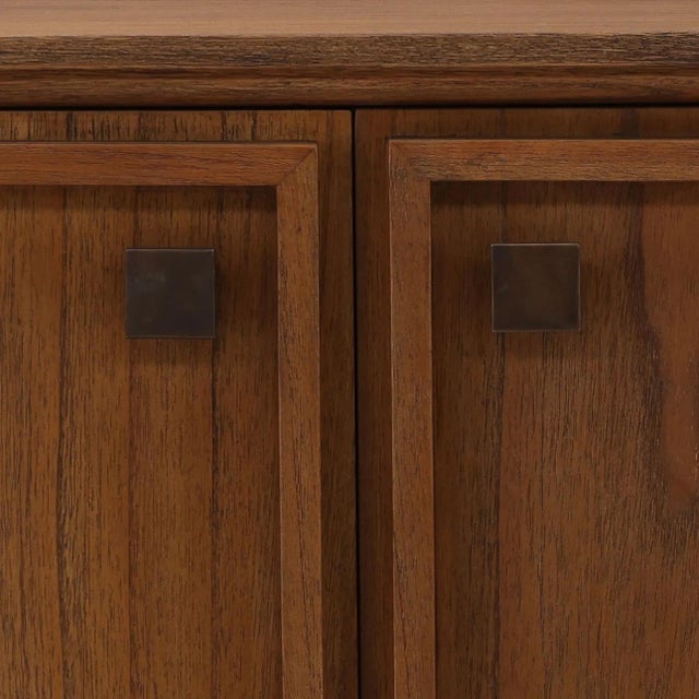Merida Walnut Four-Door Sideboard For Sale - Image 4 of 8