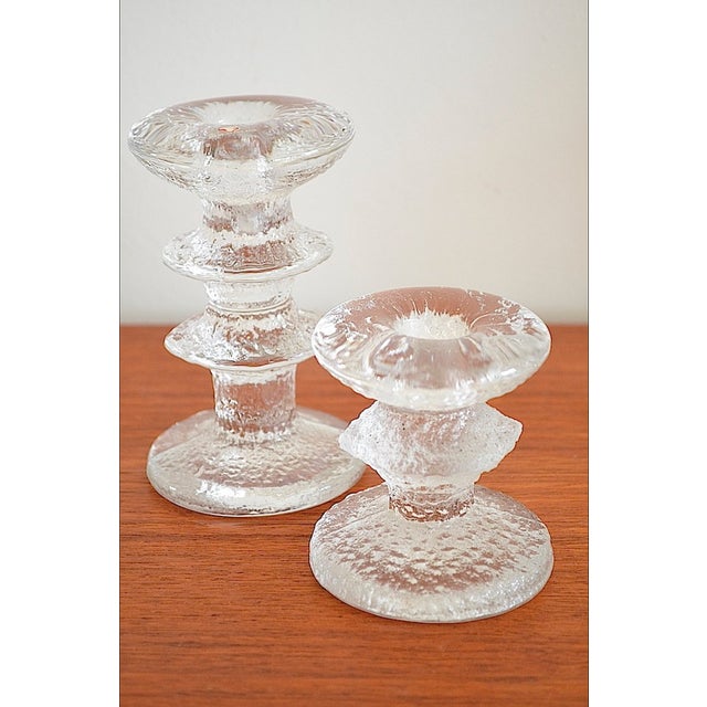 1960s Vintage Candlesticks by Timo Sarpaneva for Iittala, 1960s, Set of 2 For Sale - Image 5 of 5