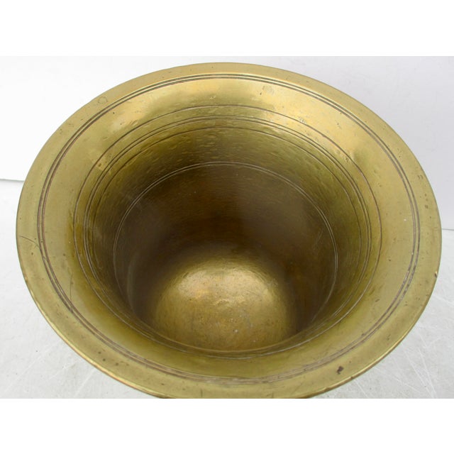 Antique Bronze Mortal and Pestal For Sale - Image 4 of 7