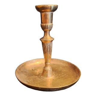 Antique Bronze Candlestick, 1790 For Sale