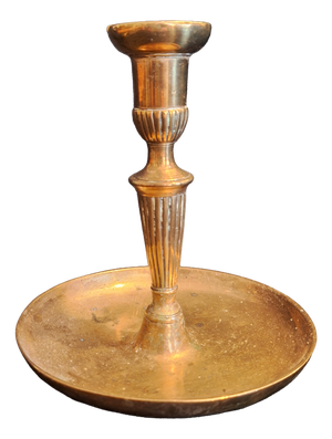 Antique Bronze Candlestick, 1790