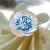 Transparent Vintage Murano Fratelli Toso Yellow Blue Italian Art Glass Flower Design Paperweight Bowls Catchalls - A Pair For Sale - Image 8 of 9