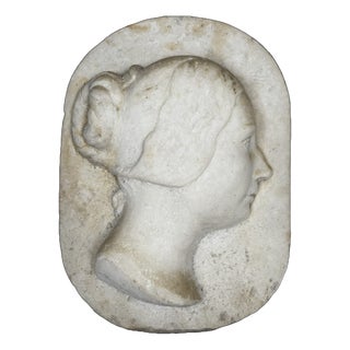 Unknown, Profile of a Woman, 1880, Marble For Sale