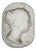 Unknown, Profile of a Woman, 1880, Marble For Sale