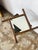 Vintage French Petite Faux Bamboo Beveled Wall Mirror For Sale - Image 12 of 12