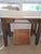 Amber Antique American Arts & Crafts Mission Oak Library Desk, C. 1910 For Sale - Image 8 of 9