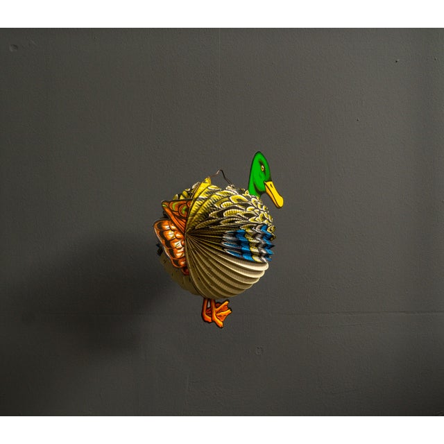 Metal Paper Duck Lantern, West Germany, 1960s For Sale - Image 7 of 11