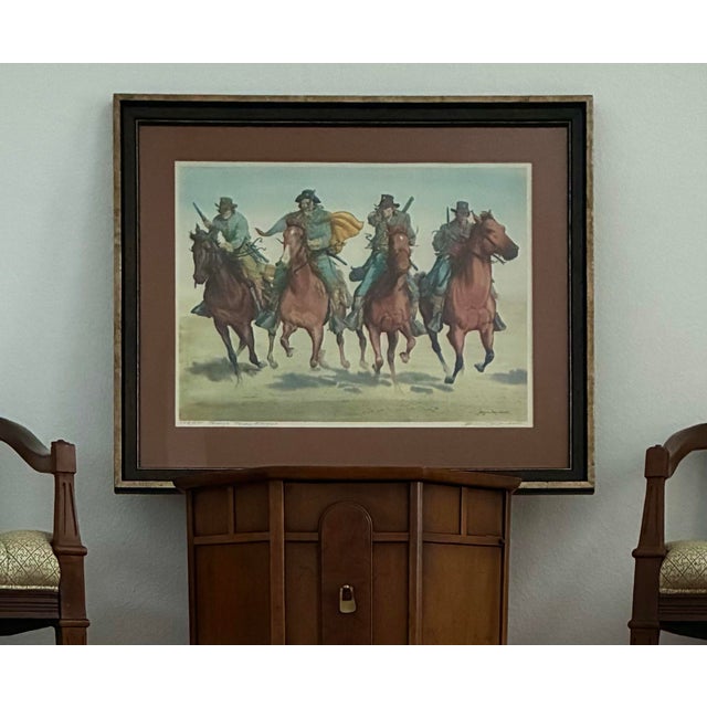 Late 20th Century Bruce Marshall "Terry’s Texas Rangers" Signed Limited Edition Print For Sale - Image 9 of 11