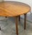 Vintage Wright Table Company English Gateleg Yew Wood Drop Leaf Dining Table For Sale - Image 4 of 9