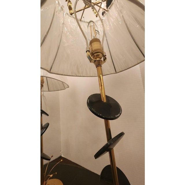 Mid 20th Century Pair of Mid 20th Century Rembrandt Modern Brass Lamps, Unmarked For Sale - Image 5 of 6