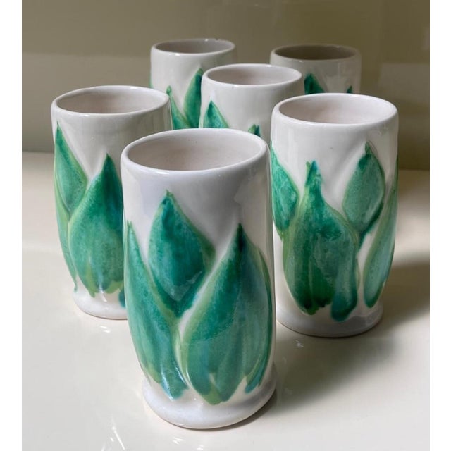 Ceramic Germoglio Drinks Service by Colin Morrow for Arpex International, 1970s, Set of 7 For Sale - Image 7 of 15