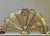Vintage Brass Fireplace Screen Cameo Folding Peacock Screen For Sale - Image 11 of 11