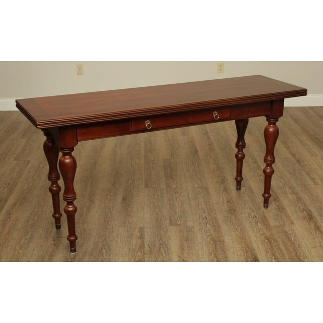 Ethan Allen British Classics Convertible Console Dining Table Chairish