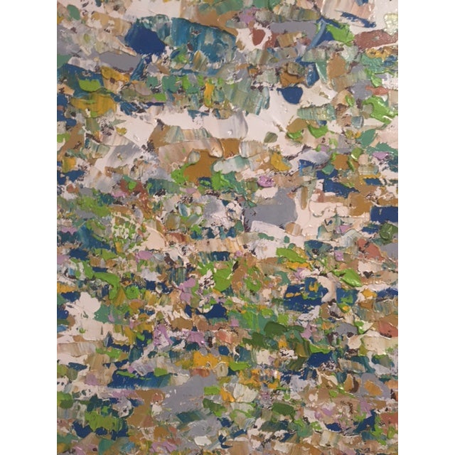 Paint 2022 Contemporary Sculptural Abstract Expressionist Oil Painting by Jesus Galvan For Sale - Image 7 of 9