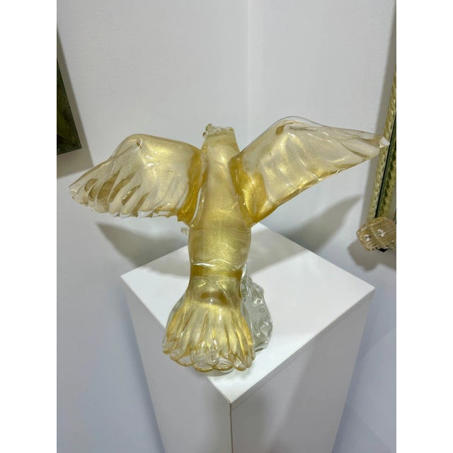 Traditional Golden Eagle From Murano, Italy For Sale - Image 3 of 7