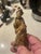 Antique Chinese carved soapstone (or Shoushan stone) figural group, often depicting figures such as Guanyin, a Taoist...