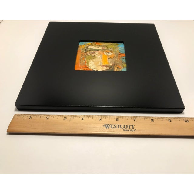 2015 Fauvist Portrait Abstract Oil Painting by Anastasiya Kim A.K.A. Ana Kim, Framed For Sale - Image 4 of 6