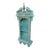 ​Vintage Repurposed Architectural Clock Case Pale Seafoam Blue Curiosity Trinket Cabinet Wall Shelf For Sale