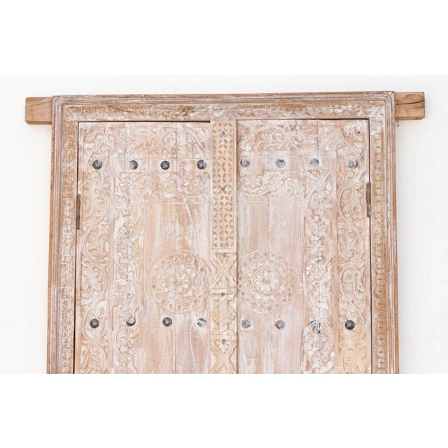 Reclaimed Wood Whitewash Marrakesh Door For Sale - Image 4 of 11