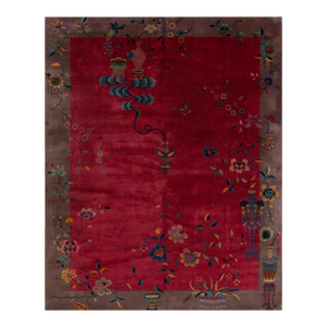 1920s Chinese Art Deco Carpet ( 9' x 11'3'' - 275 x 343 )