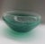 Emerald-Colored Glass Bowl with Bubble Inclusions For Sale - Image 4 of 5