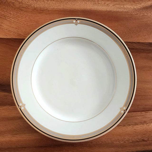 Mikasa 1990s Mikasa "Ebony Circle" Small Plate For Sale - Image 4 of 6