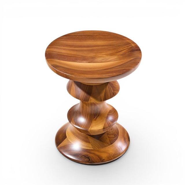 Charles & Ray Eames for Herman Miller Mid Century Walnut Time Life Stool For Sale In Chicago - Image 6 of 6