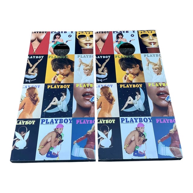 Vintage Playboy Cornhole Games - Set of 2 For Sale