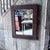 Vintage wicker framed wall mirror Can be hung either portrait or landscape mirror inc frame 102cm x 79cm frame 12cm...