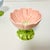 Ceramic Vintage Boho Chic Trompe L’Oeil Buttercup Pedestal Bowls, MacKenzie-Child’s Style - Set of 4 For Sale - Image 7 of 14