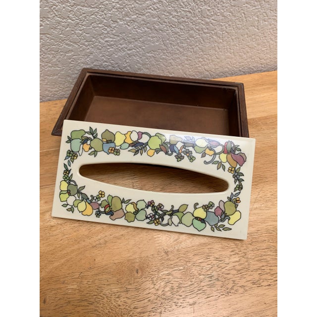 Midcentury 1970s Decor Tissue Box For Sale - Image 12 of 12