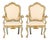 Set of Antique Italian Painted Chairs, 1700s For Sale