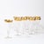Dorothy Thorpe Set of 12 Mid-Century Modernist Gilt Rimmed Water Glasses by Dorothy Thorpe For Sale - Image 4 of 15